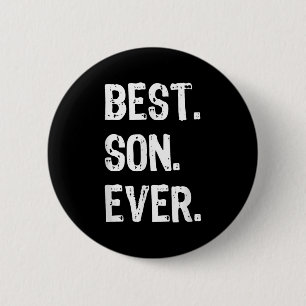 Son Ever Funny Family Cool  Button