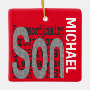 Son Extraordinaire CUSTOM Ceramic Ornament