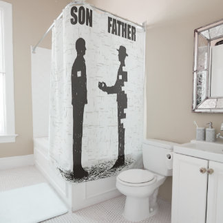 Son Father | Gift For Father From Son, Best Dad Shower Curtain