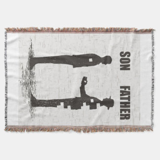Son Father | Gift For Father From Son, Best Dad Throw Blanket