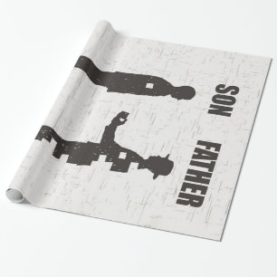 Son Father   Gift For Father From Son, Best Dad Wrapping Paper