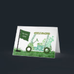 Son Father's Day Par-Fect Golf Cart in Words Card<br><div class="desc">Let your son know how proud you are this Father’s Day with a card as special as he is. A golf cart designed with clever word art stands proudly on the green, complete with a "Par-fect Son!” flag and a golf ball near the hole. A light, sporty design to celebrate...</div>