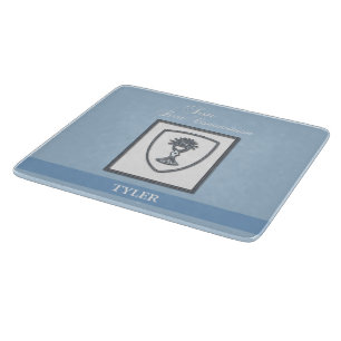Son, First Communion Silver Chalice Cutting Board