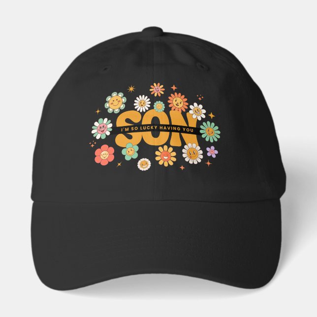 SON Flower Shirt, Cute Floral SON Tee Hat (Front)