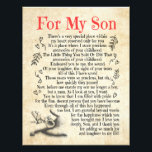 Son Gift | For My Son Thank You For Adding So Much Photo Print<br><div class="desc">Son Gift | For My Son Thank You For Adding So Much Joy And Laughter To My Life</div>