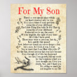 Son Gift | For My Son Thank You For Adding So Much Poster<br><div class="desc">Son Gift | For My Son Thank You For Adding So Much Joy And Laughter To My Life</div>