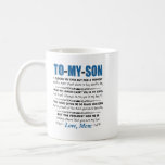 Son Gift from Mom To My Son Coffee Mug Gift for my<br><div class="desc">Son Gift from Mom To My Son Coffee Mug Gift for my Son shirt</div>