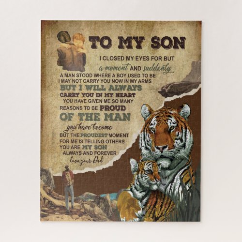 Son Gifts | Letter To My Son Love From Dad