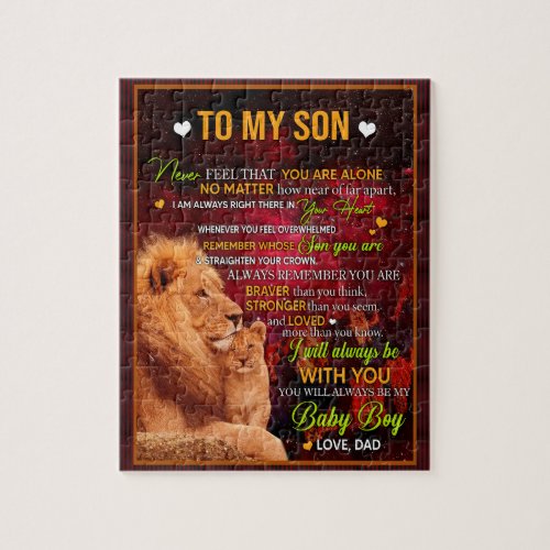 Son Gifts | Letter To My Son Love From Dad