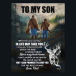 Son Gifts | Letter To My Son Love From Dad Photo Print<br><div class="desc">Son Gifts | To My Son Never Forget Your Way Back Home Love From Dad</div>