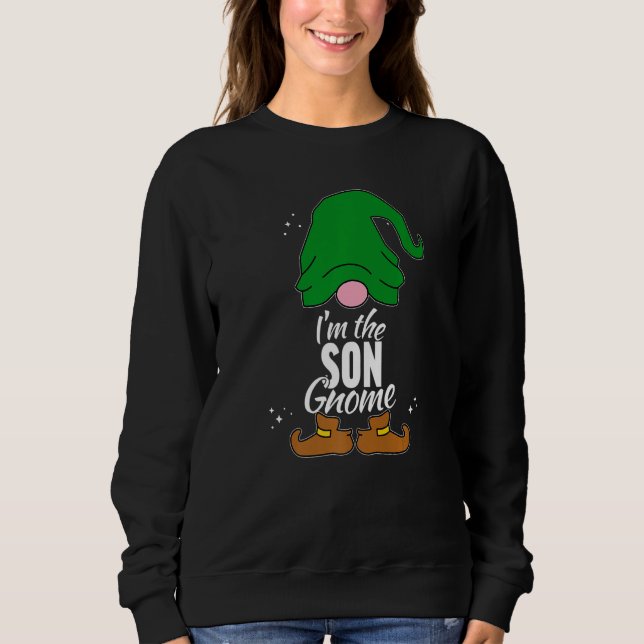 Son Gnome Matching Family Group Christmas For Part Sweatshirt (Front)
