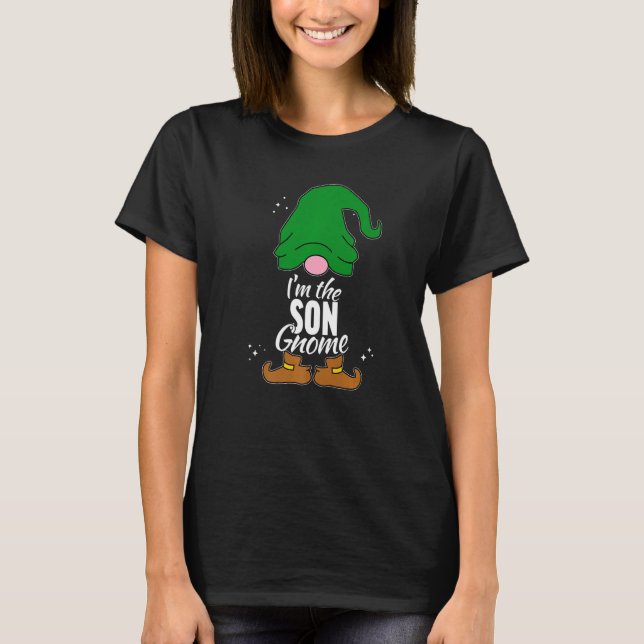 Son Gnome Matching Family Group Christmas For Part T-Shirt (Front)