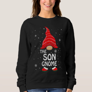 Son Gnome Matching Family Group Christmas Party Pa Sweatshirt
