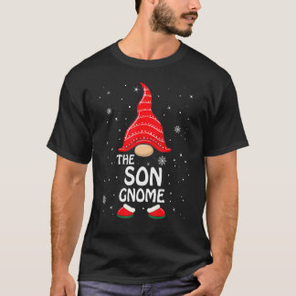 Son Gnome Matching Family Group Christmas Party Pa T-Shirt