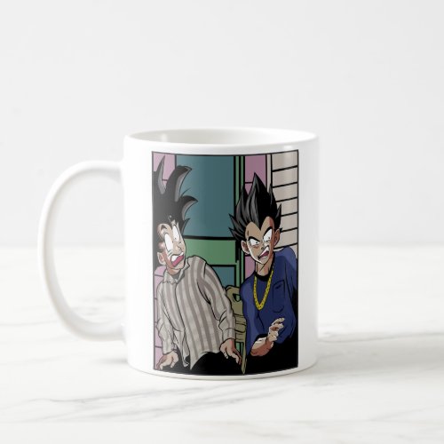 Son Goku and Vegeta Coffee Mug