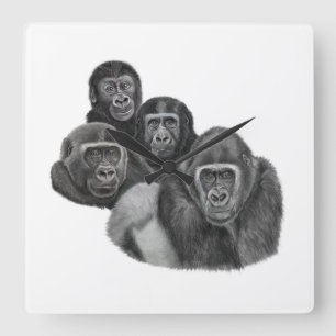 Son Gorilla Clock By AGE. Gorilla Life