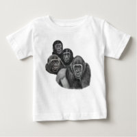 Son Gorilla T-shirts By AGE. Gorilla Life GL/TFW
