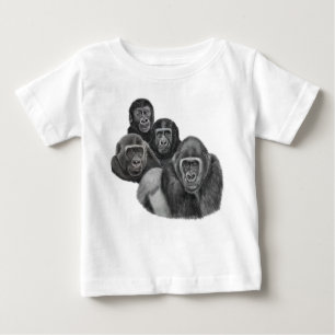 Son Gorilla T-shirts By AGE. Gorilla Life GL/TFW