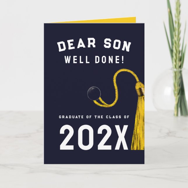 Son Graduation 2026 Card (Front)