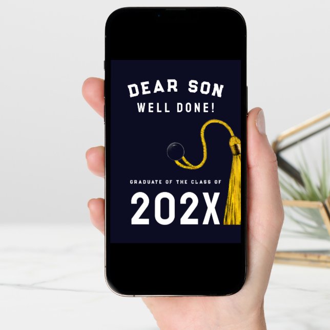 Son Graduation 2026 Card (Front Digital)