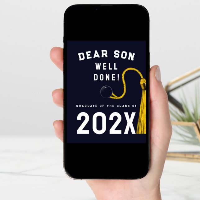 Son Graduation Card (Front Digital)