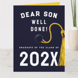 Son Graduation Card