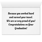 Son Graduation Cards (Inside Horizontal (Bottom))