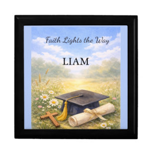Son Graduation Personalized Christian Gift Box