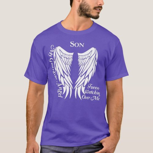 Son Guardian Angel   Memorial Gift Loss Of Loved O T_Shirt