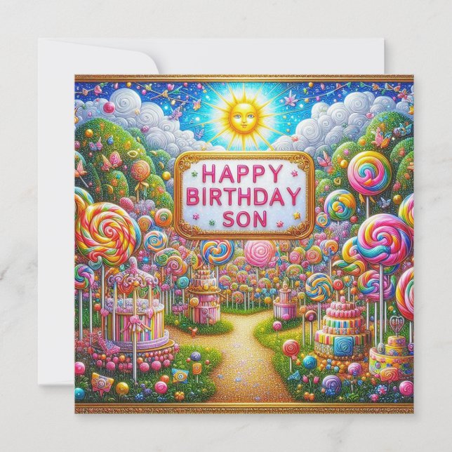 SON ~ Happy Birthday ~ Candy Land ~ (Front)