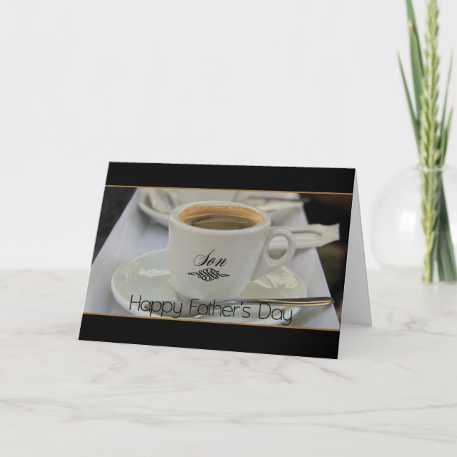 son Happy Father's Day Card (Front)