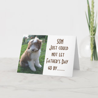 **SON** HAPPY FATHER'S DAY CARD