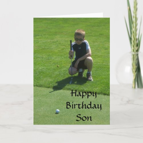 SON HAPPY PAR_FECT BIRTHDAY CARD