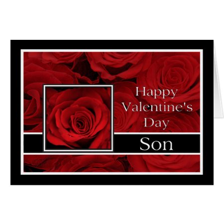 Son  Happy Valentine's Day Roses