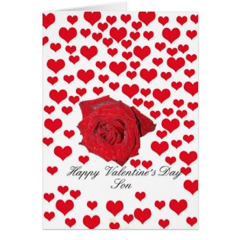 Son  Happy Valentine's Day Roses by therosegarden at Zazzle