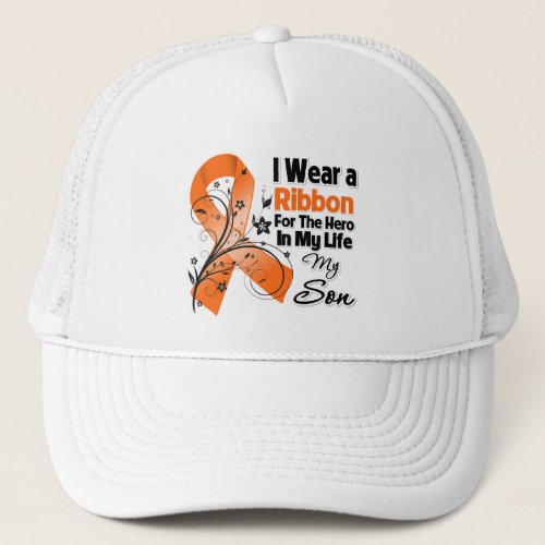 Son Hero in My Life Leukemia Trucker Hat