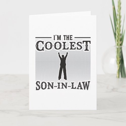 Son In Law Awesome Father Law Lawsuit Funny Gift Card