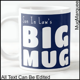Son In Law Big Mug Navy Blue C41 Fun Novelty  