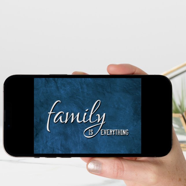 Son In Law Birthday Blue Leather  Card (Front Digital)