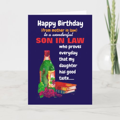 son in law birthday