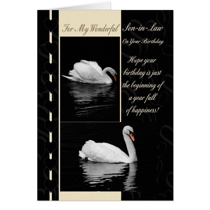 , Note Cards and Happy Birthday Son In Law Greeting Card Templates