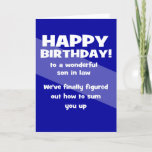 son in law birthday greeting card<br><div class="desc">cute birthday greeting cards,  son in law greeting cards,  son in law birthday greeting cards</div>