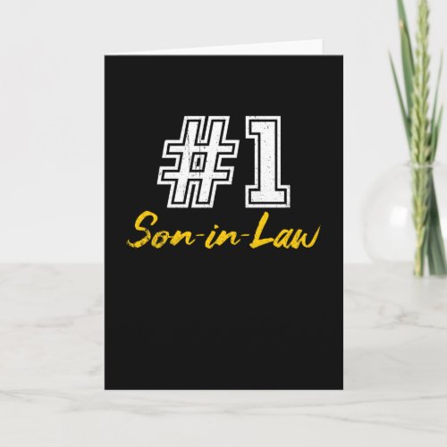 Son in Law Card
