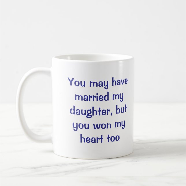 Son-in-law Ceramic Gift Coffee Mug (Left)