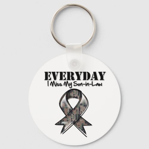 Son_in_Law _ Everyday I Miss My Hero Military Keychain