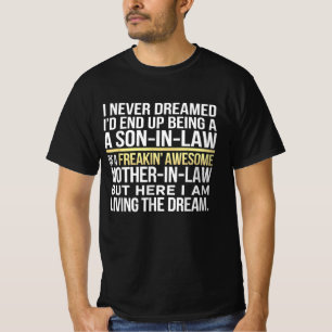 Son-In-Law Freakin' Awesome Mom In Law T-Shirt
