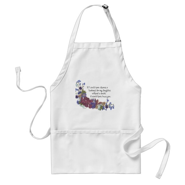 Son-in-Law gift Adult Apron (Front)