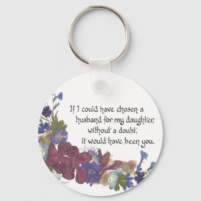 Son-in-Law gift Keychain (Front)