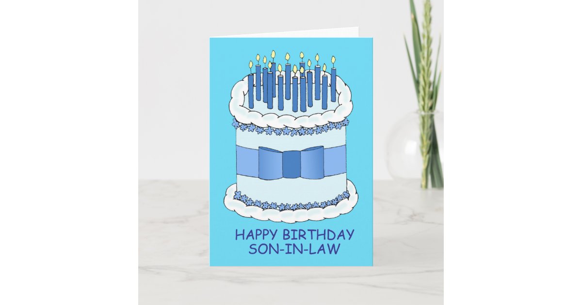 Son in law Happy Birthday Card | Zazzle