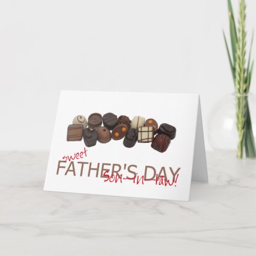 son in law Happy Fathers Day Card